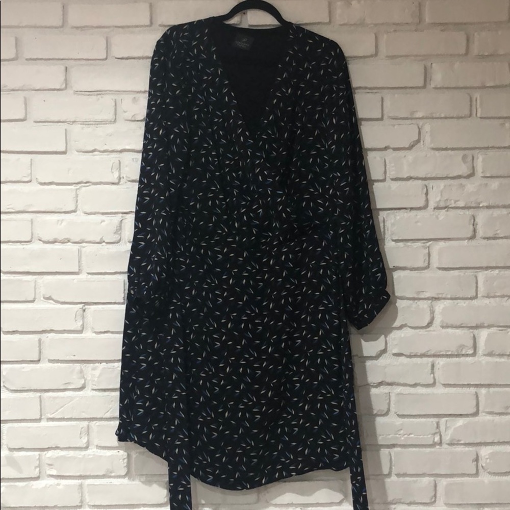 Plus size Adrianna Papell faux wrap dress